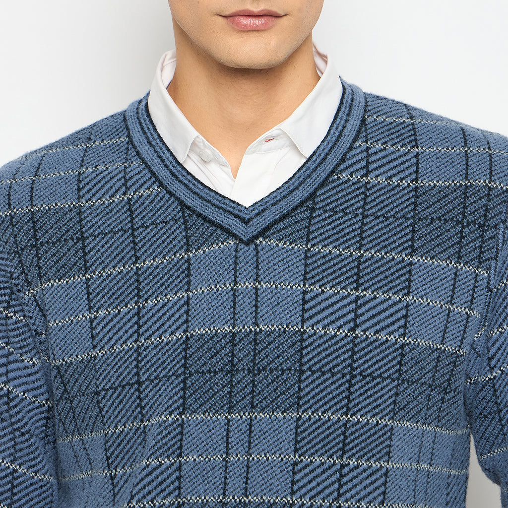 Duke Urban Men Full Sleeve V-Neck Sweater (SDS2126)