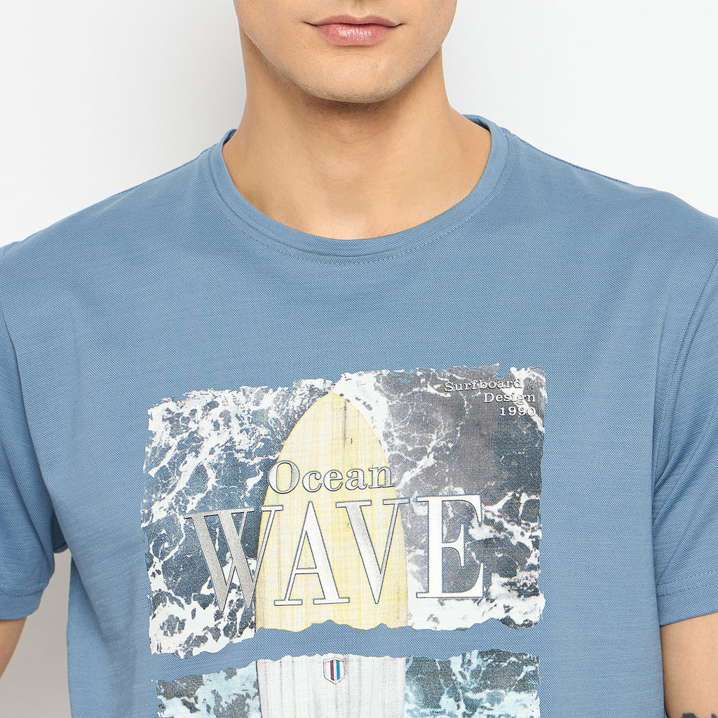 Duke Urban Men Half Sleeve Cotton Tshirt (LF7225)