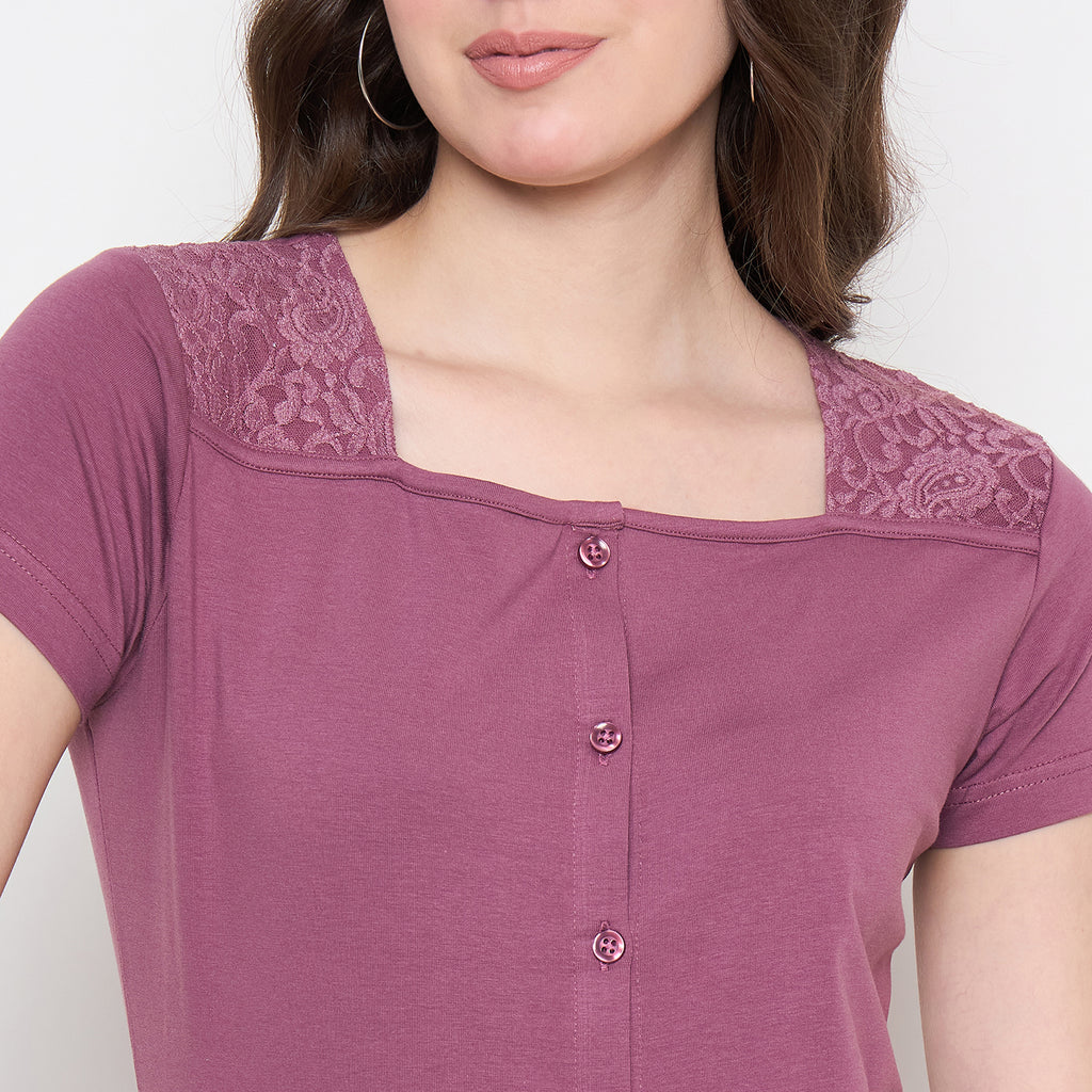 Duke Urban Women Half Sleeve Top & Lower Set  (LFX7816)