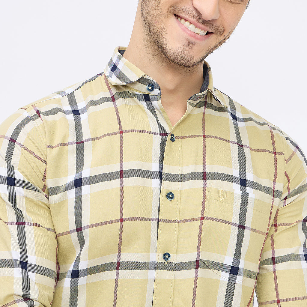 Duke Urban Men Full Sleeve Cotton Shirt (SDO8CKAP)