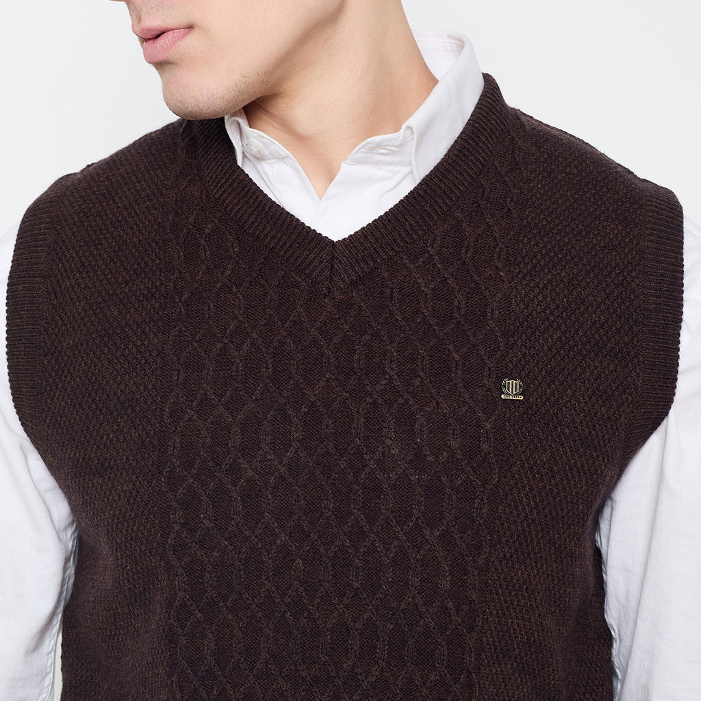 Duke Urban Men Sleeveless V Neck Sweater (SDS2234)