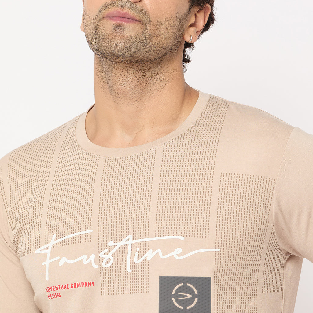 Duke Urban Men Half Sleeve Cotton Tshirt (LF7342)