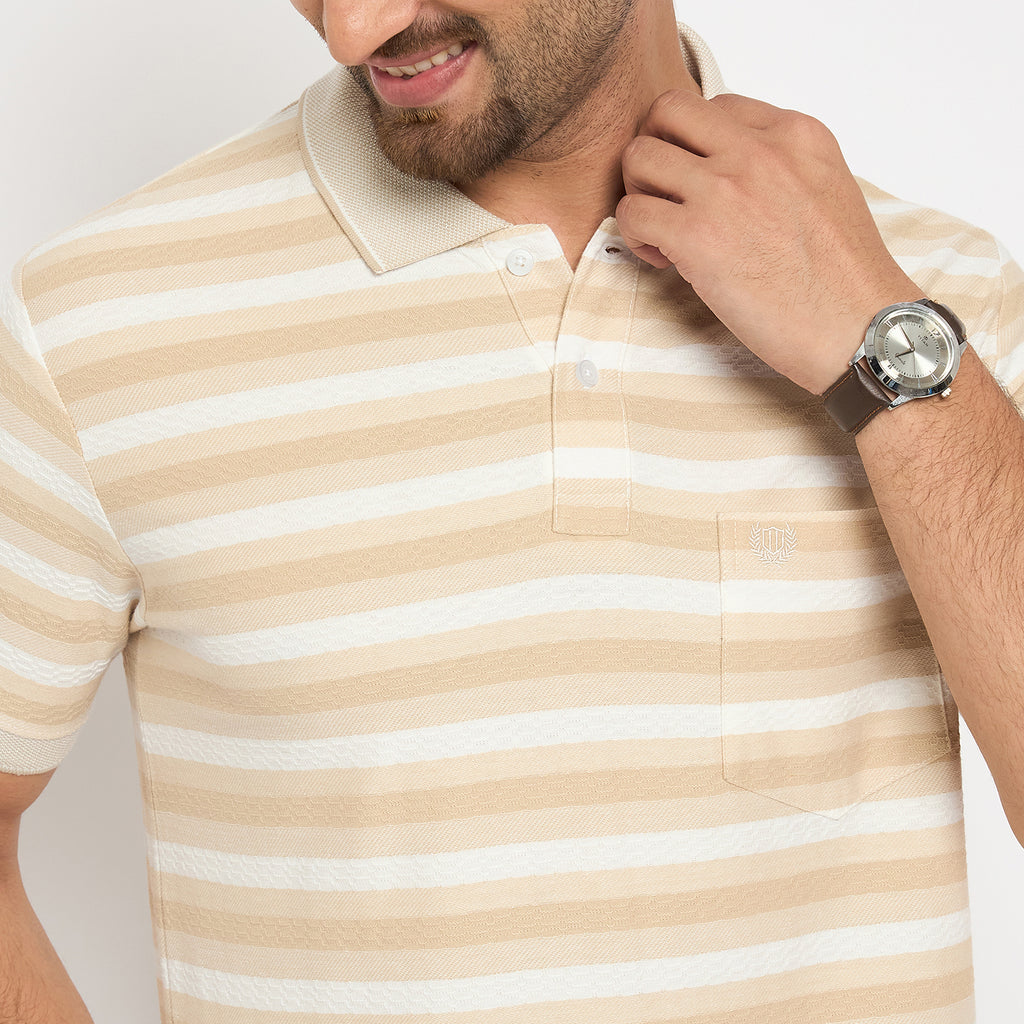 Duke Urban Men Half Sleeve Cotton Tshirt (LF7348)