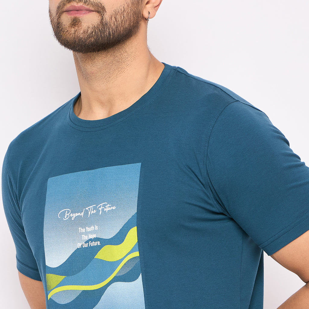 Duke Urban Men Half Sleeve Cotton T-shirt (LF7289)