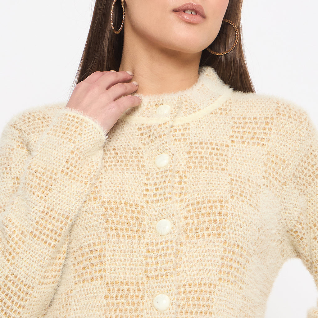 Duke Urban Women Full Sleeve Round Neck Long Coat (SDS1206)