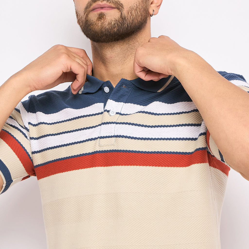 Duke Urban Men Half Sleeve Cotton T-shirt (LF7215)