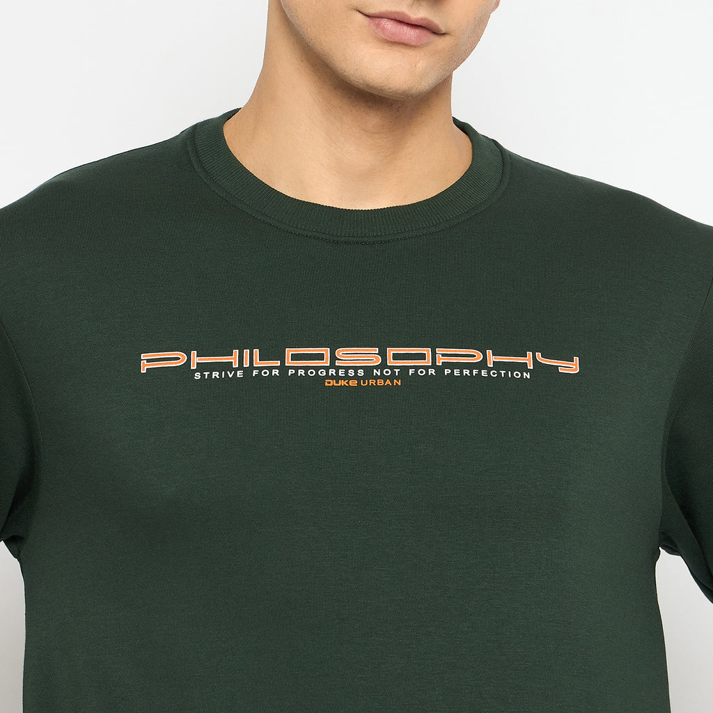 Duke Urban Men Solid Sweatshirt (LF6451)