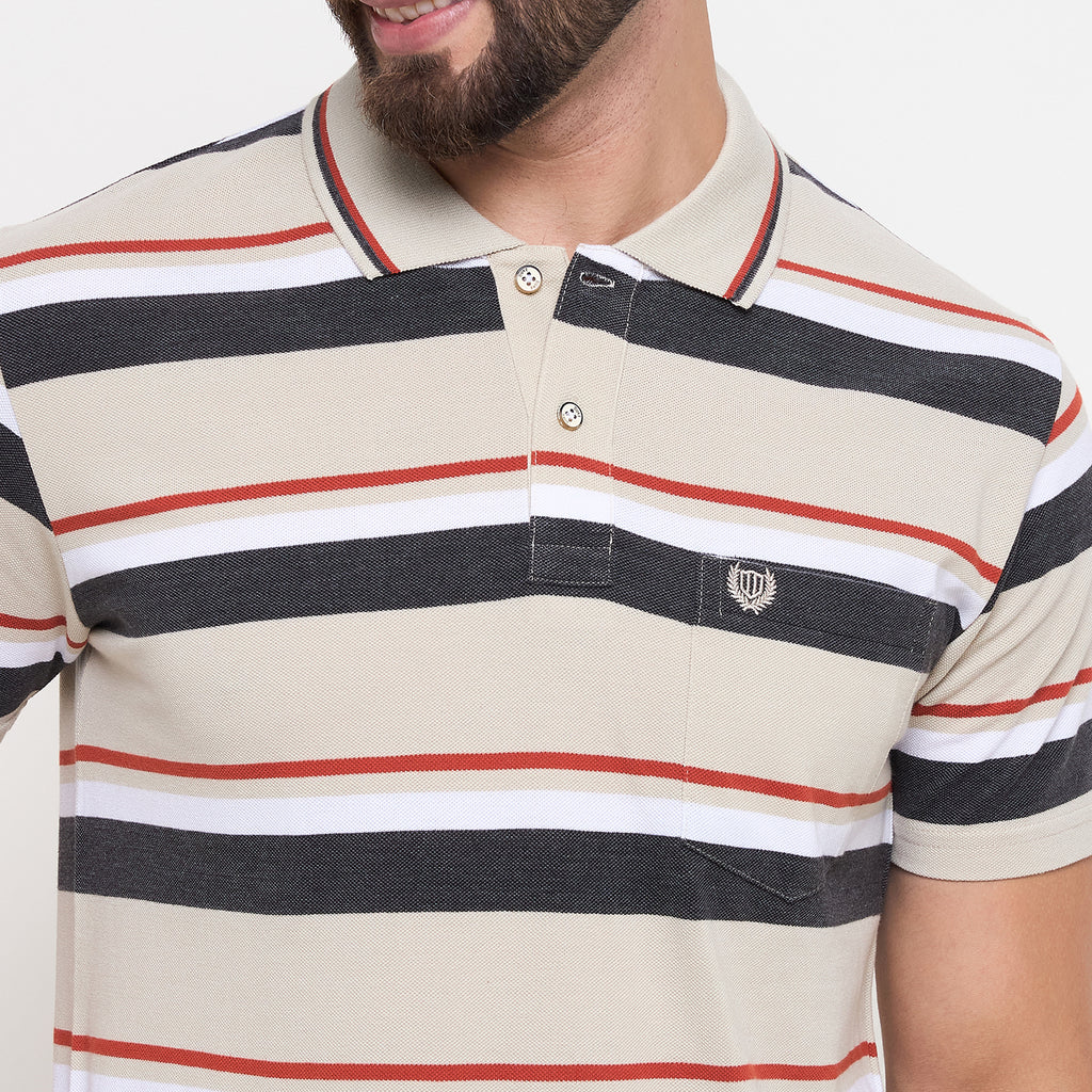 Duke Urban Men Half Sleeve Cotton Tshirt (LF7263)