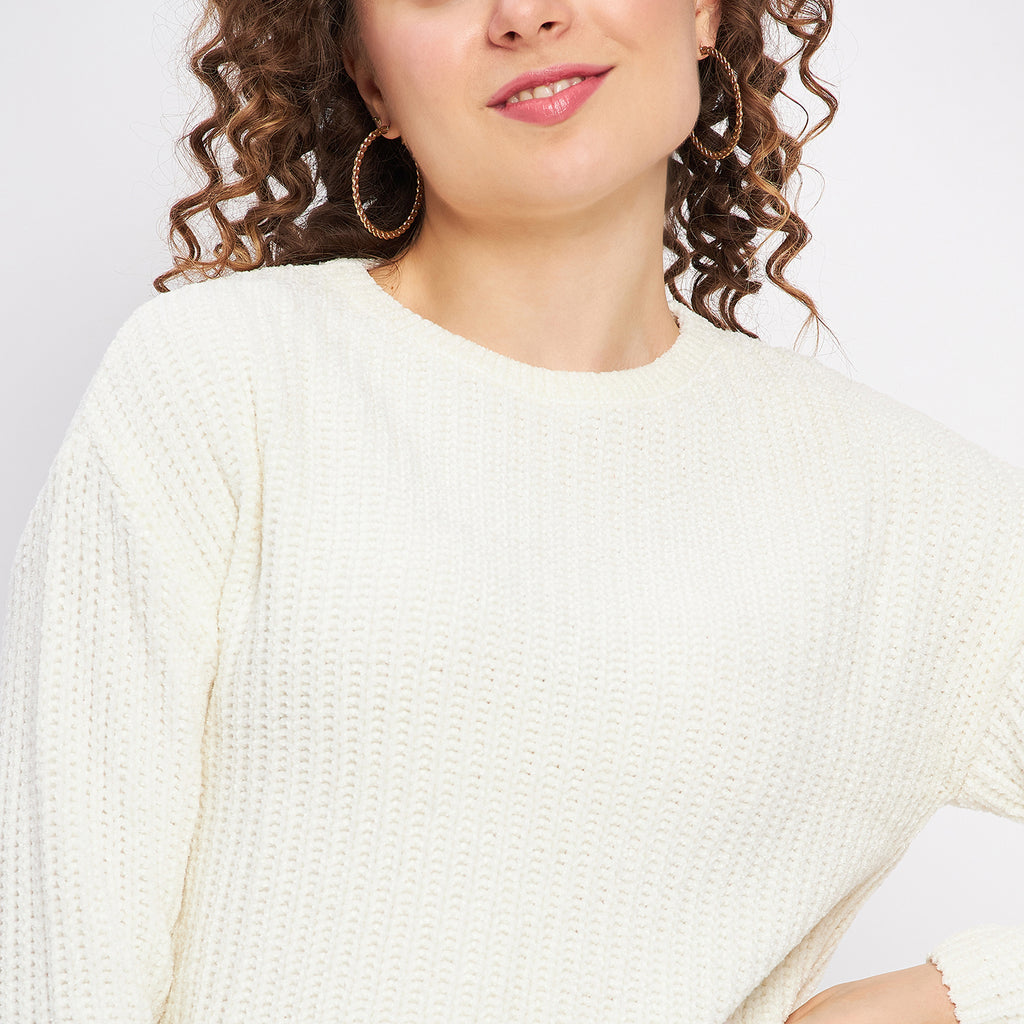 Duke Urban Women Full Sleeve Woven Sweater (LQS9655)