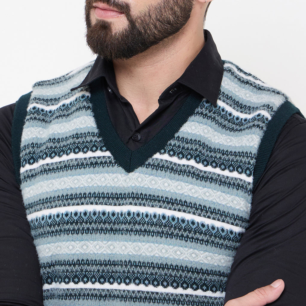 Duke Urban Men V Neck Reversible Sweater (SDS2287)