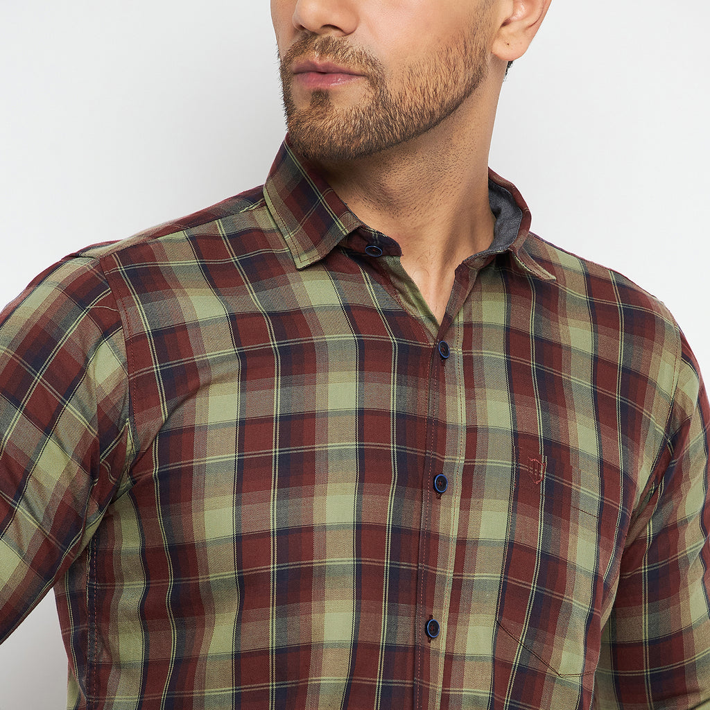Duke Urban Men Full Sleeve Cotton Shirts (SDO8CK)