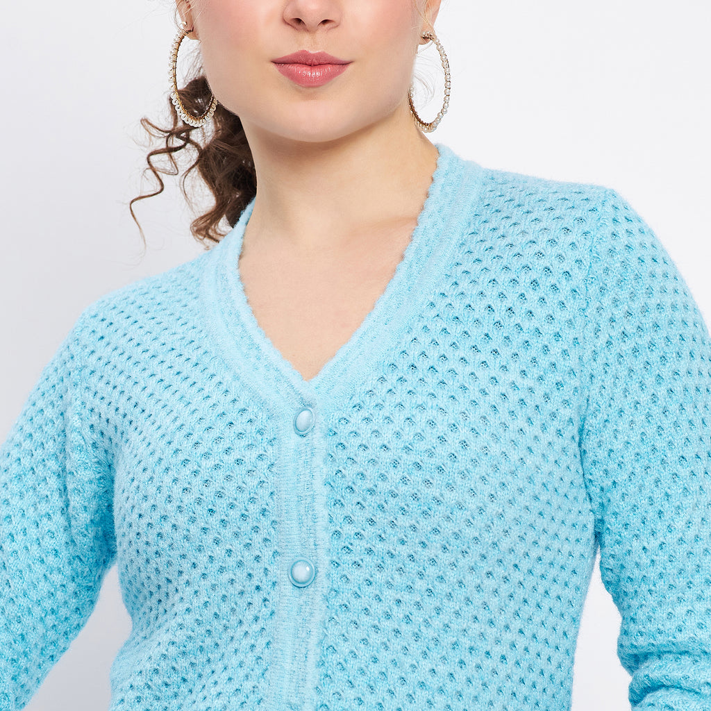 Duke Urban Women Full Sleeve Self Design Cardigan (SDS1135)