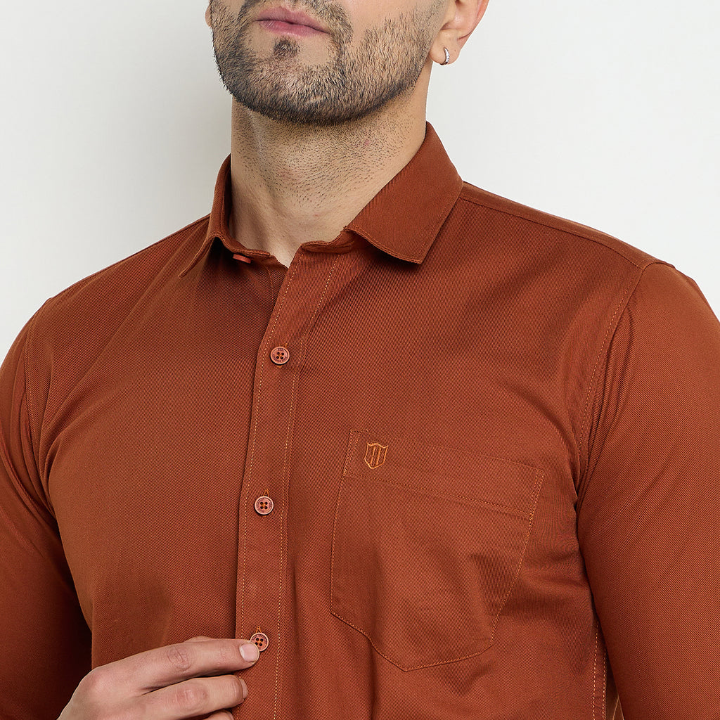 Duke Urban Men Full Sleeve Cotton Shirt (SDO8PLTA)