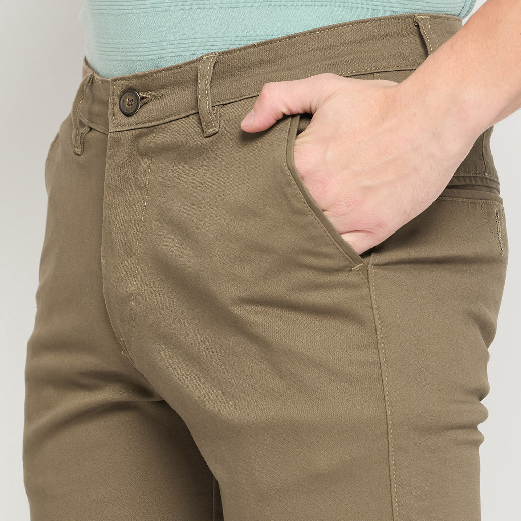Duke Urban Men Flatfront Narrowfit Chinos Trousers (SDT4626)