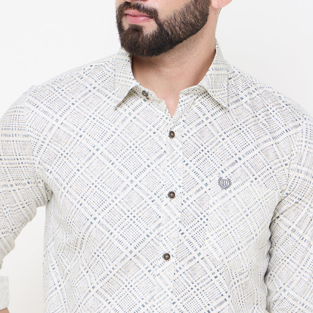 Duke Urban Men Full Sleeve Cotton Shirt (SDO6PRTQ)