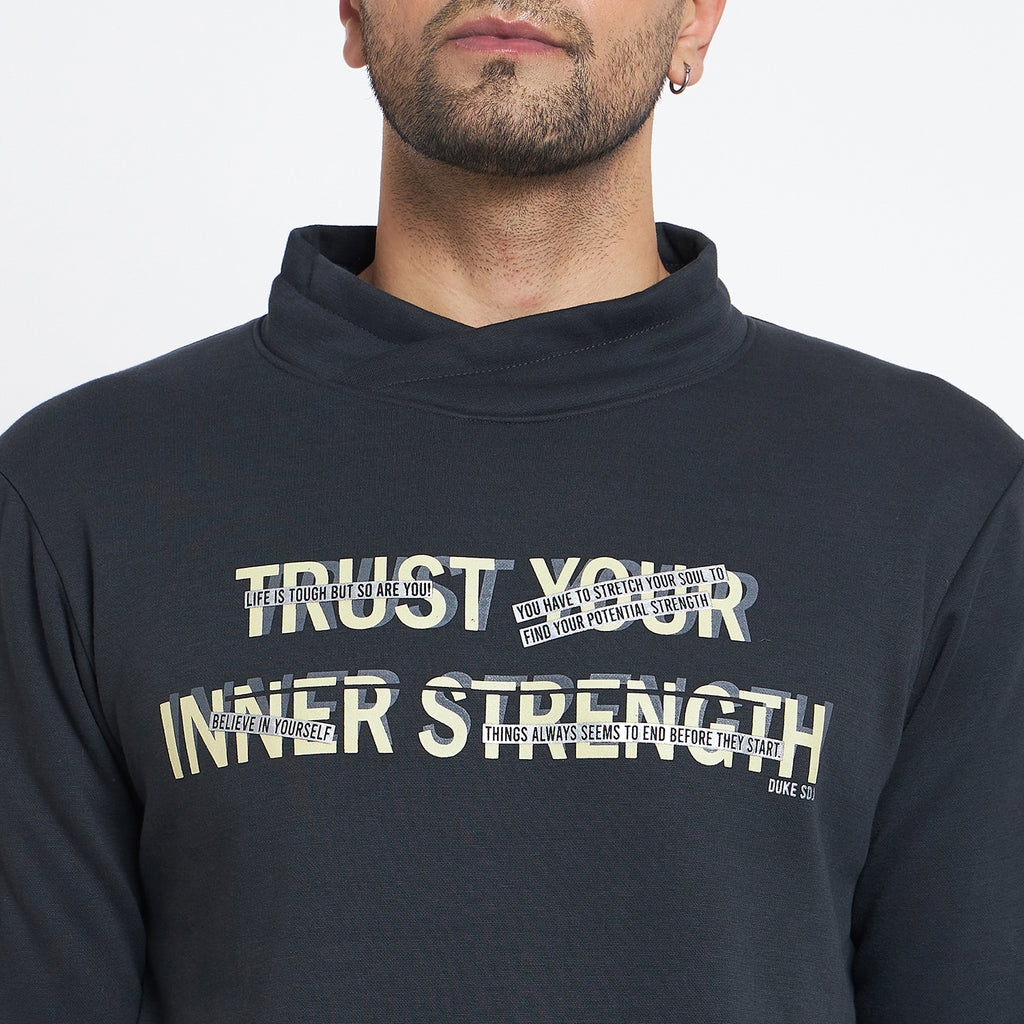 Duke Urban Men Cowl Neck Sweatshirt (LF6289)