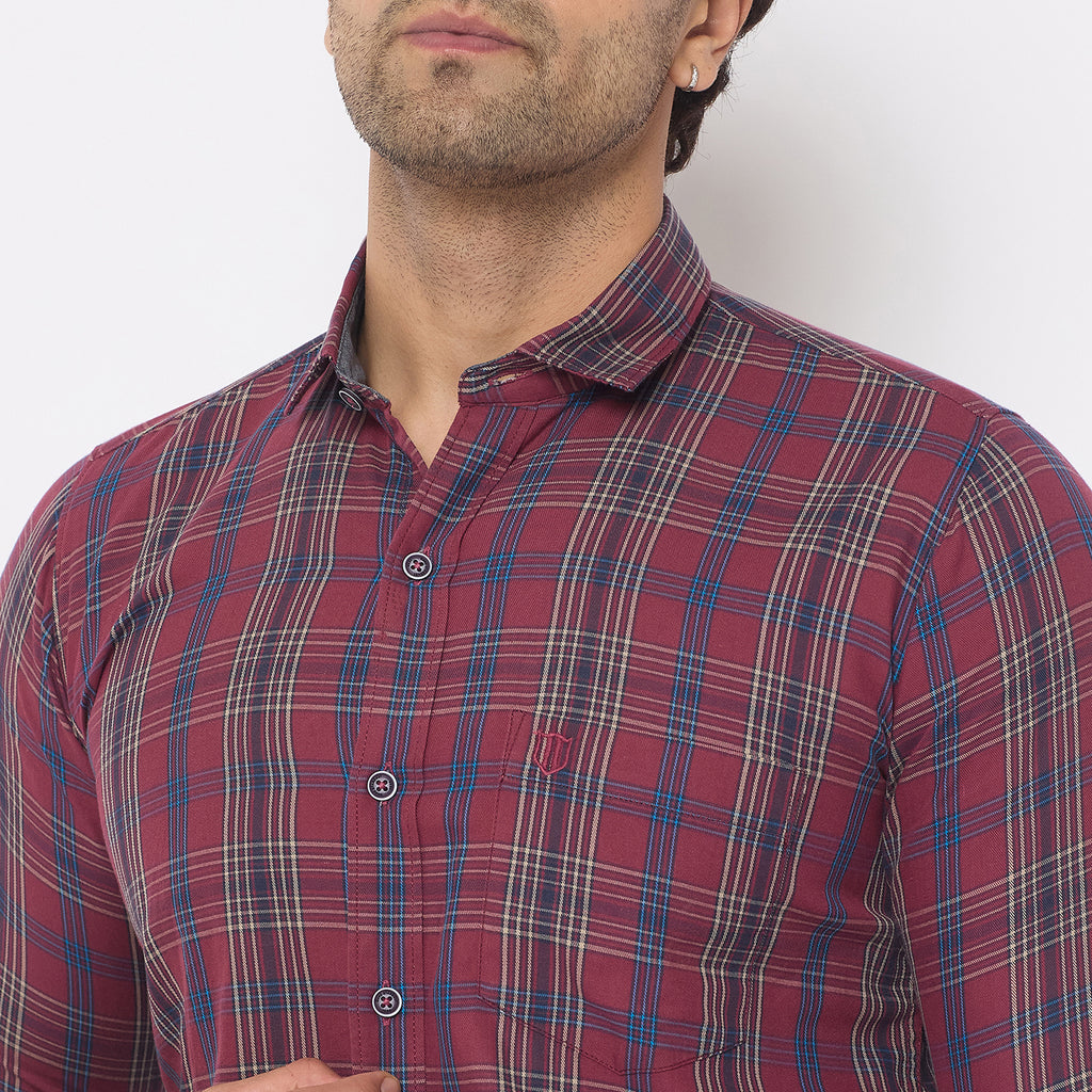 Duke Urban Men Full Sleeve Cotton Shirt (SDO8CKQ)