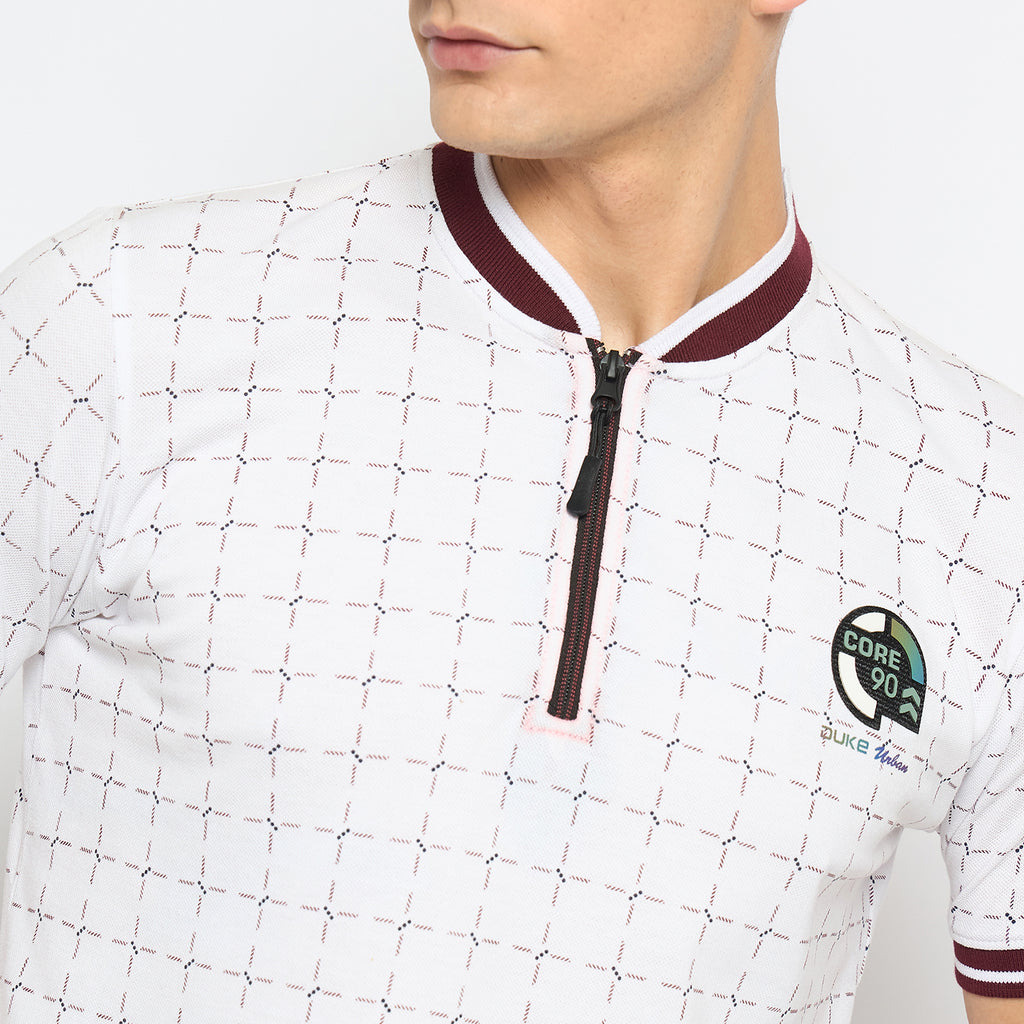 Duke Urban Men Half Sleeve Cotton Tshirt (LF7152)