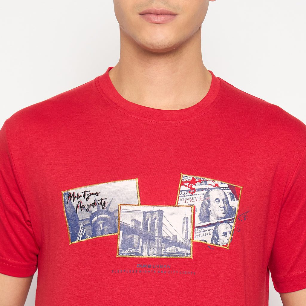 Duke Urban Men Half Sleeve Cotton T-shirt (ONLF301)