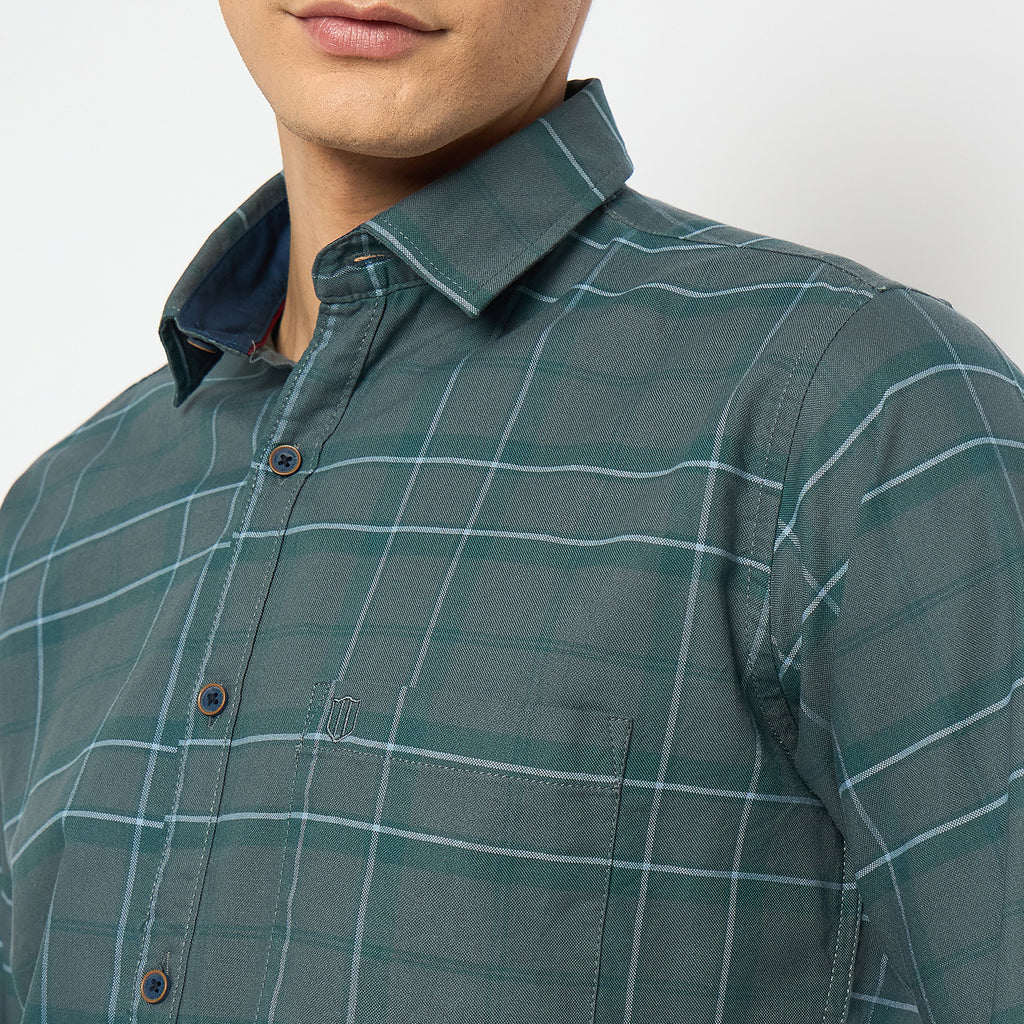 Duke Urban Men Full Sleeve Cotton Shirt (SDO5CKAT)