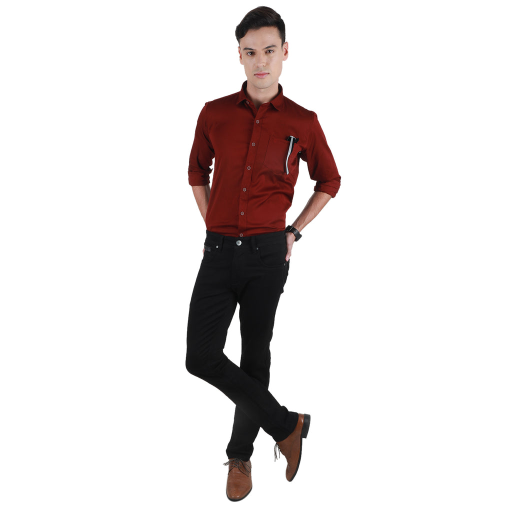 Duke Urban Men Full Sleeve Cotton Shirt (SDO8PLS)