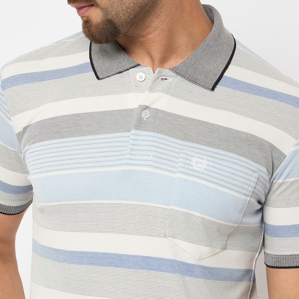 Duke Urban Men Half Sleeve Cotton Tshirt (LF7392)