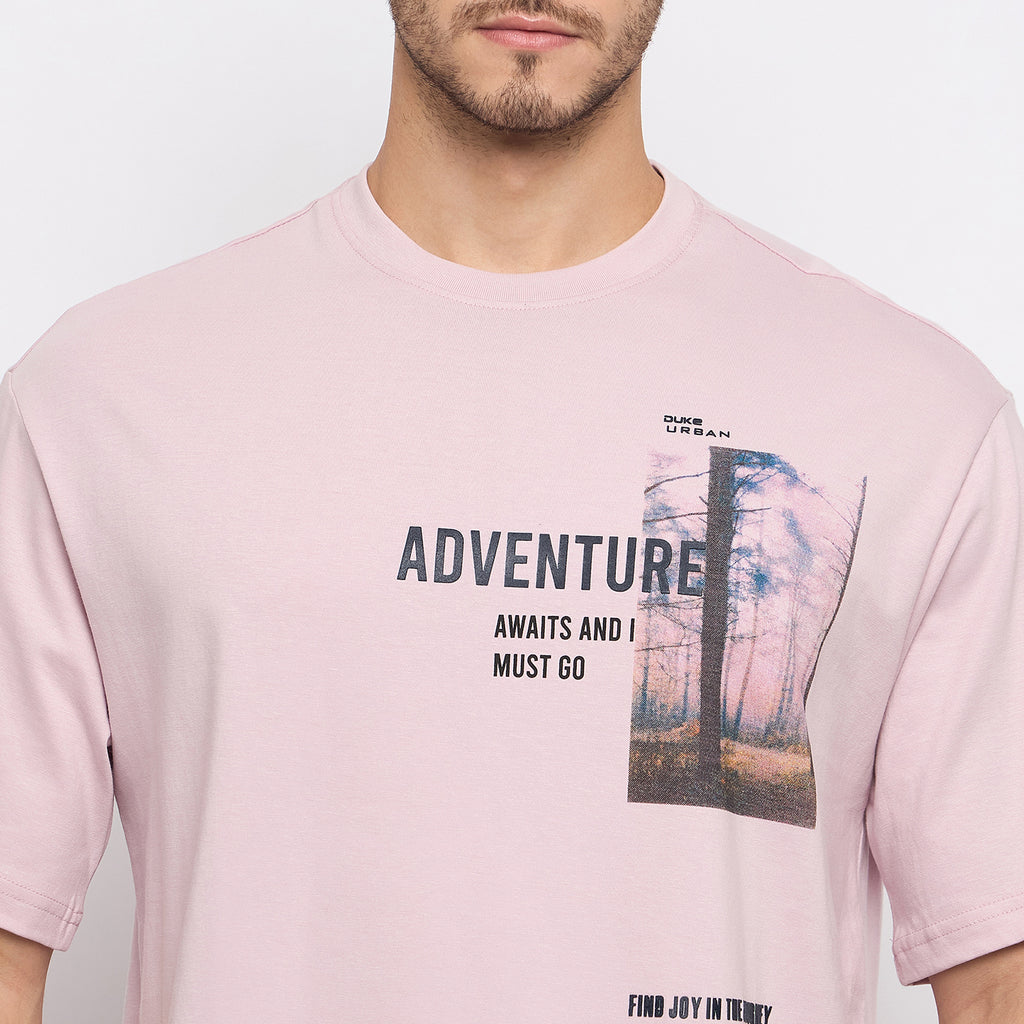 Duke Urban Men Half Sleeve Cotton T-shirt (LF7234)