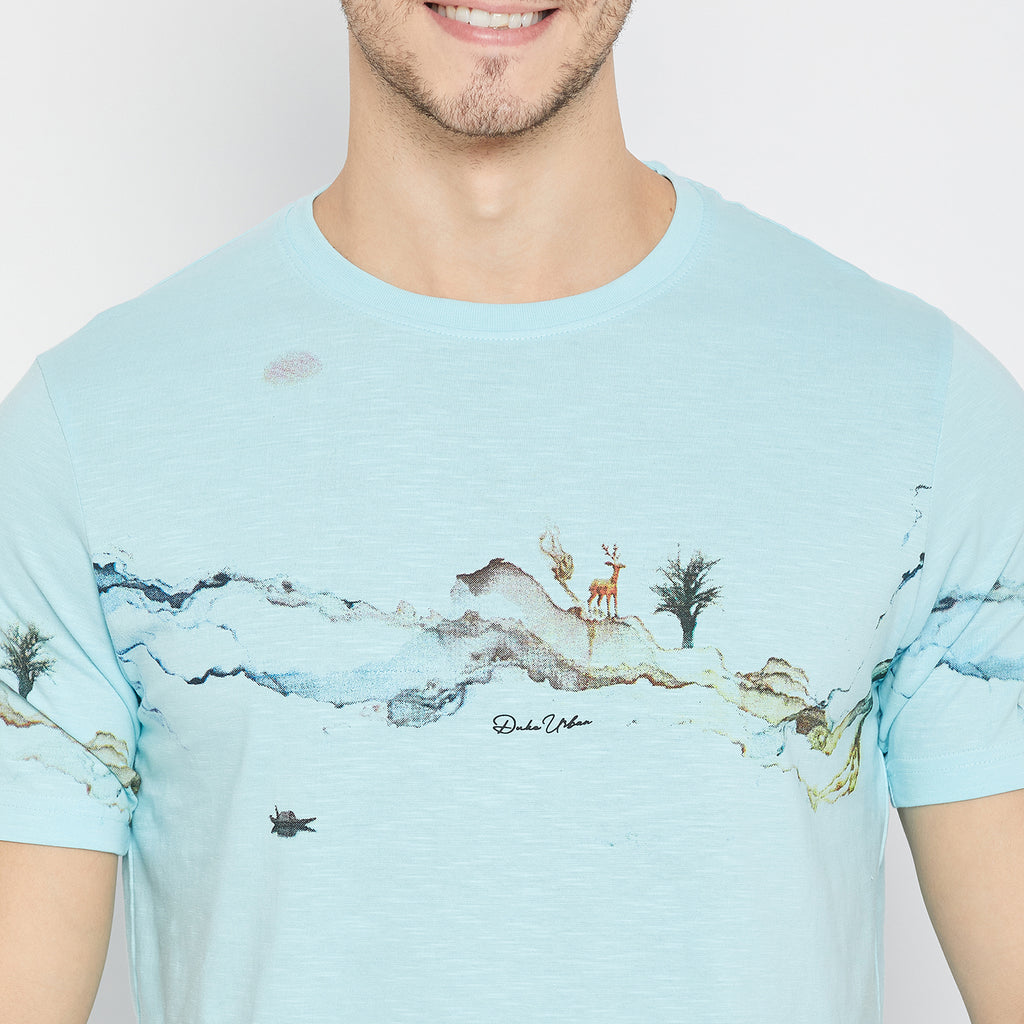 Duke Urban Men Half Sleeve Cotton T-shirt (LF7245)