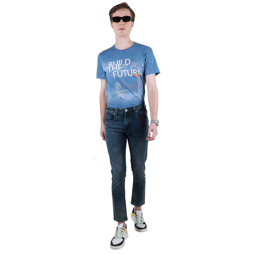 Duke Urban Men Stretchable Ankle Length Slim Fit Jeans (SDD5425)