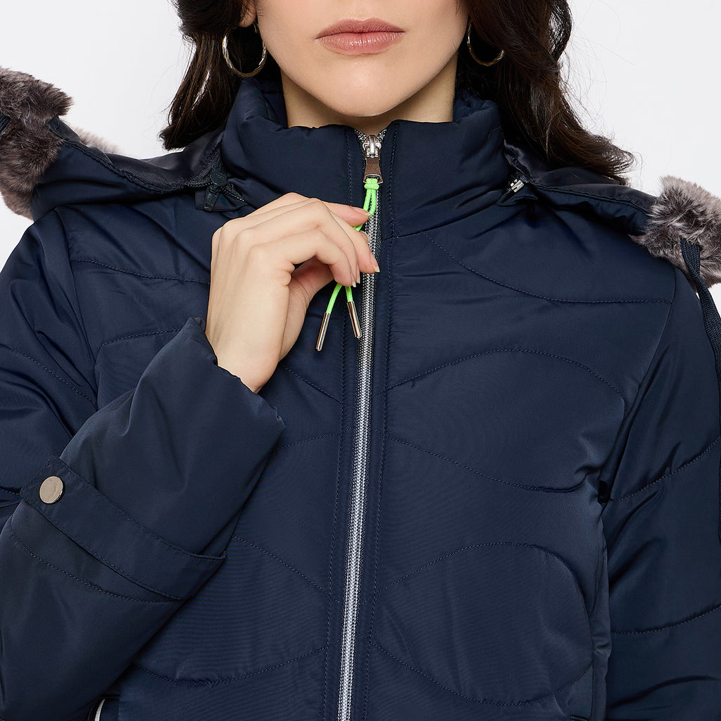 Duke Urban Women Full Sleeve Long Jacket (SDZ4126)