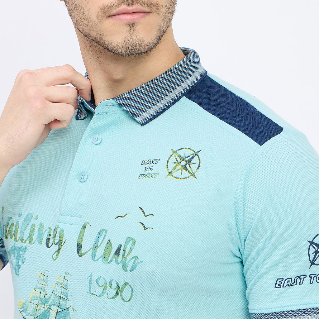 Duke Urban Men Half Sleeve Cotton T-shirt (LF7231)