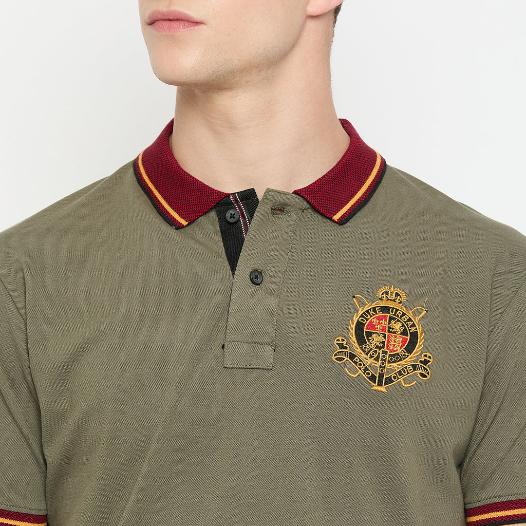 Duke Urban Men Half Sleeve Cotton Tshirt (LF7238)