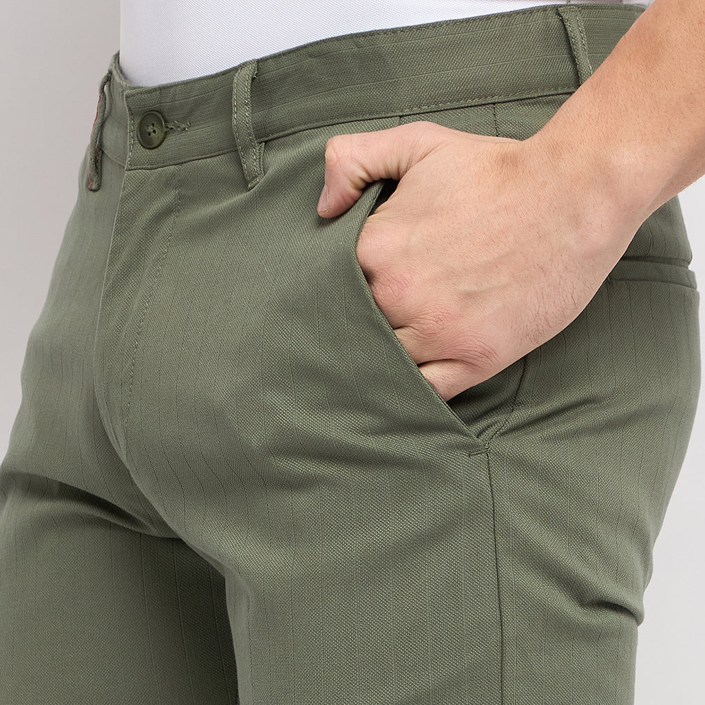 Duke Urban Men Flatfront Narrowfit Chinos Trousers (SDT4568)