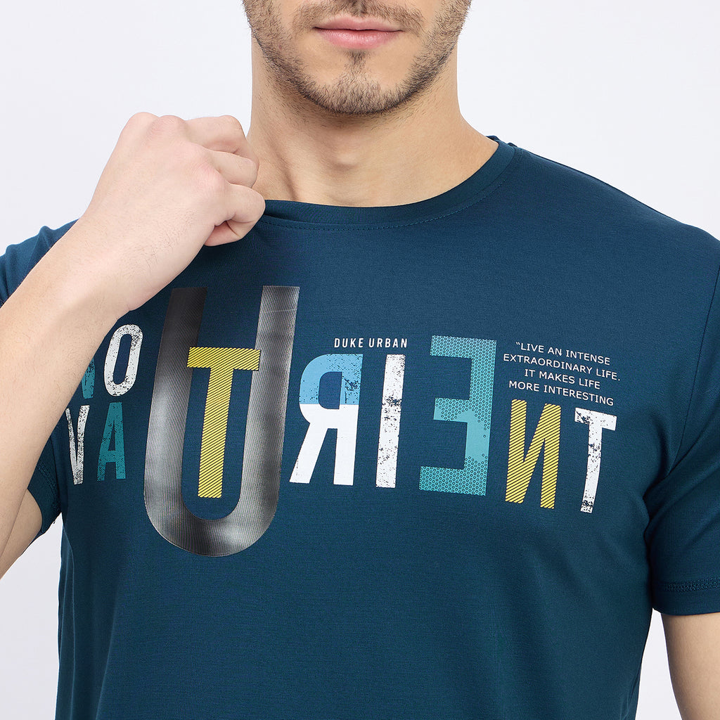 Duke Urban Men Half Sleeve Cotton T-shirt (LF7164)