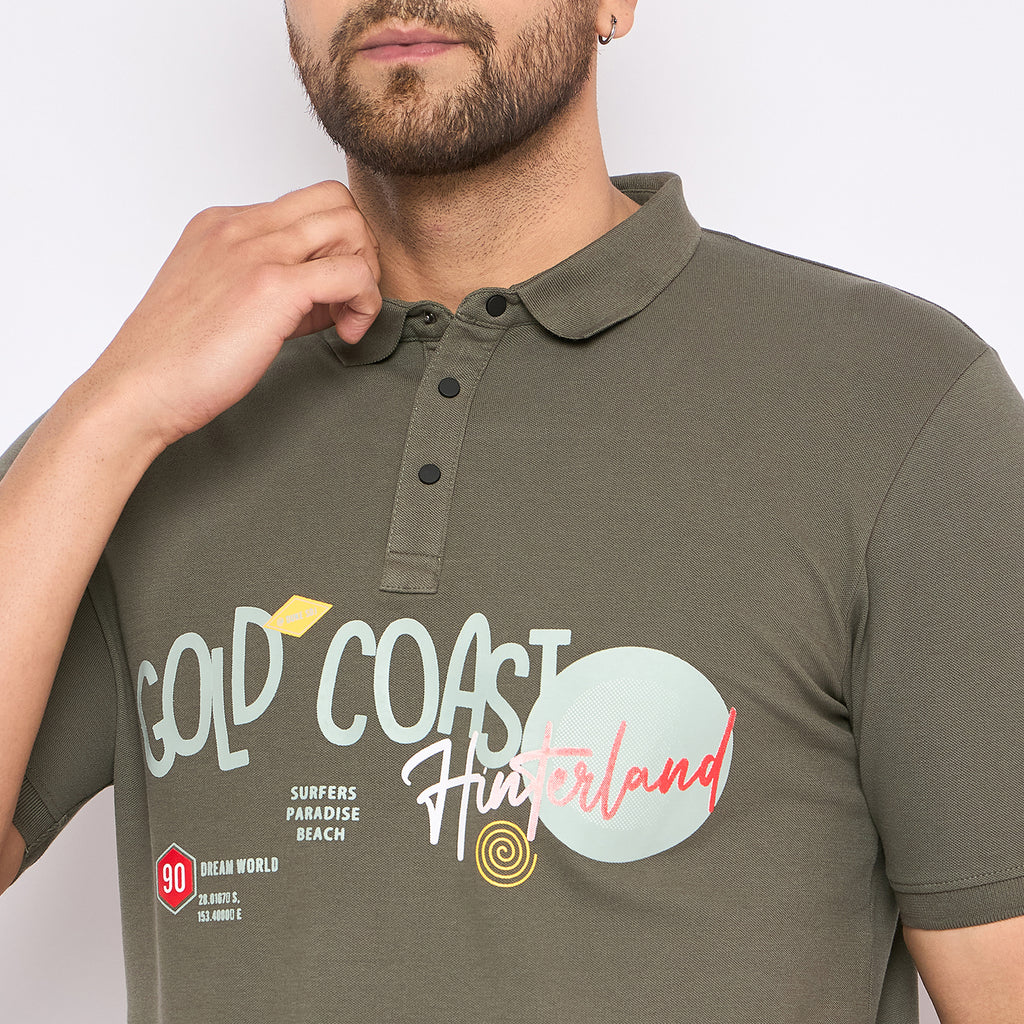 Duke Urban Men Half Sleeve Cotton T-shirt (LF7175)