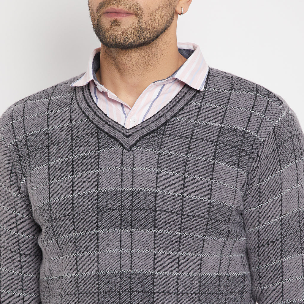 Duke Urban Men Full Sleeve V-Neck Sweater (SDS2126)