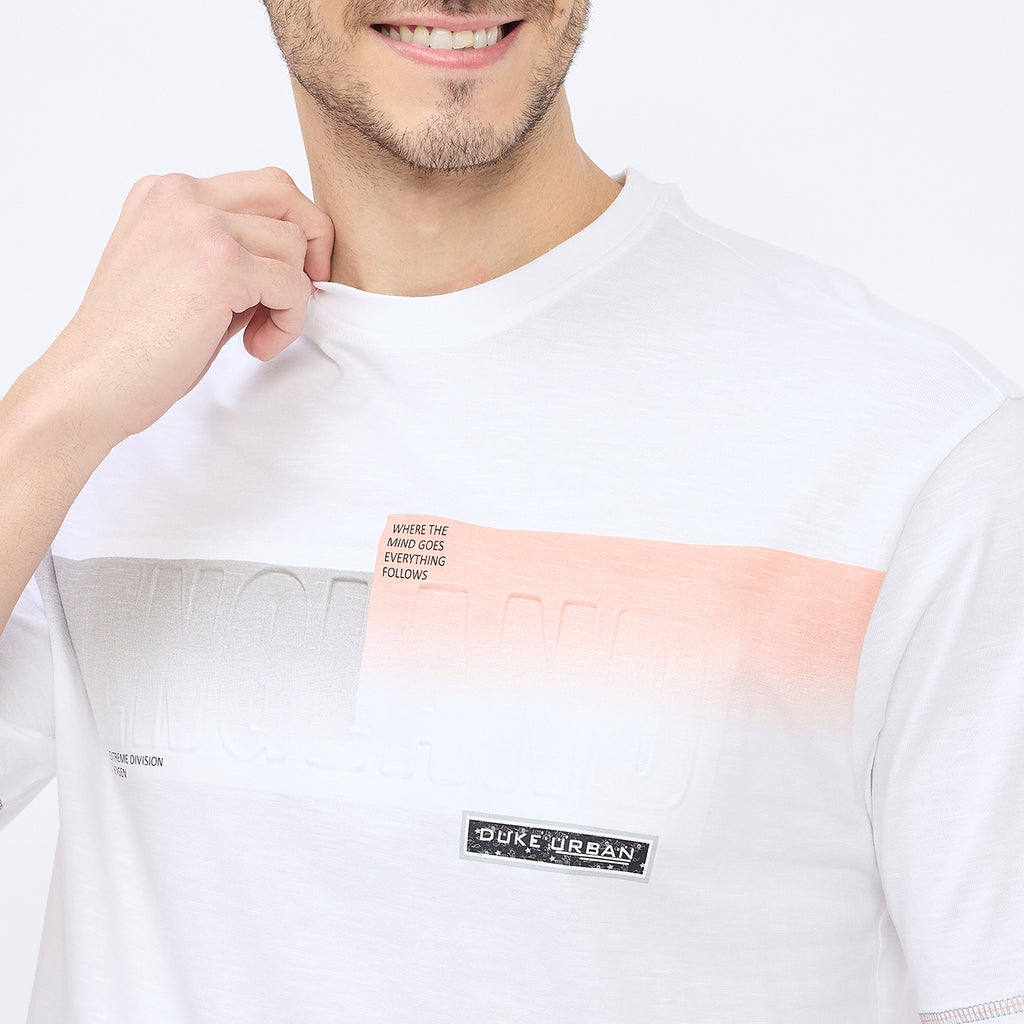 Duke Urban Men Half Sleeve Cotton T-shirt (LF7235)