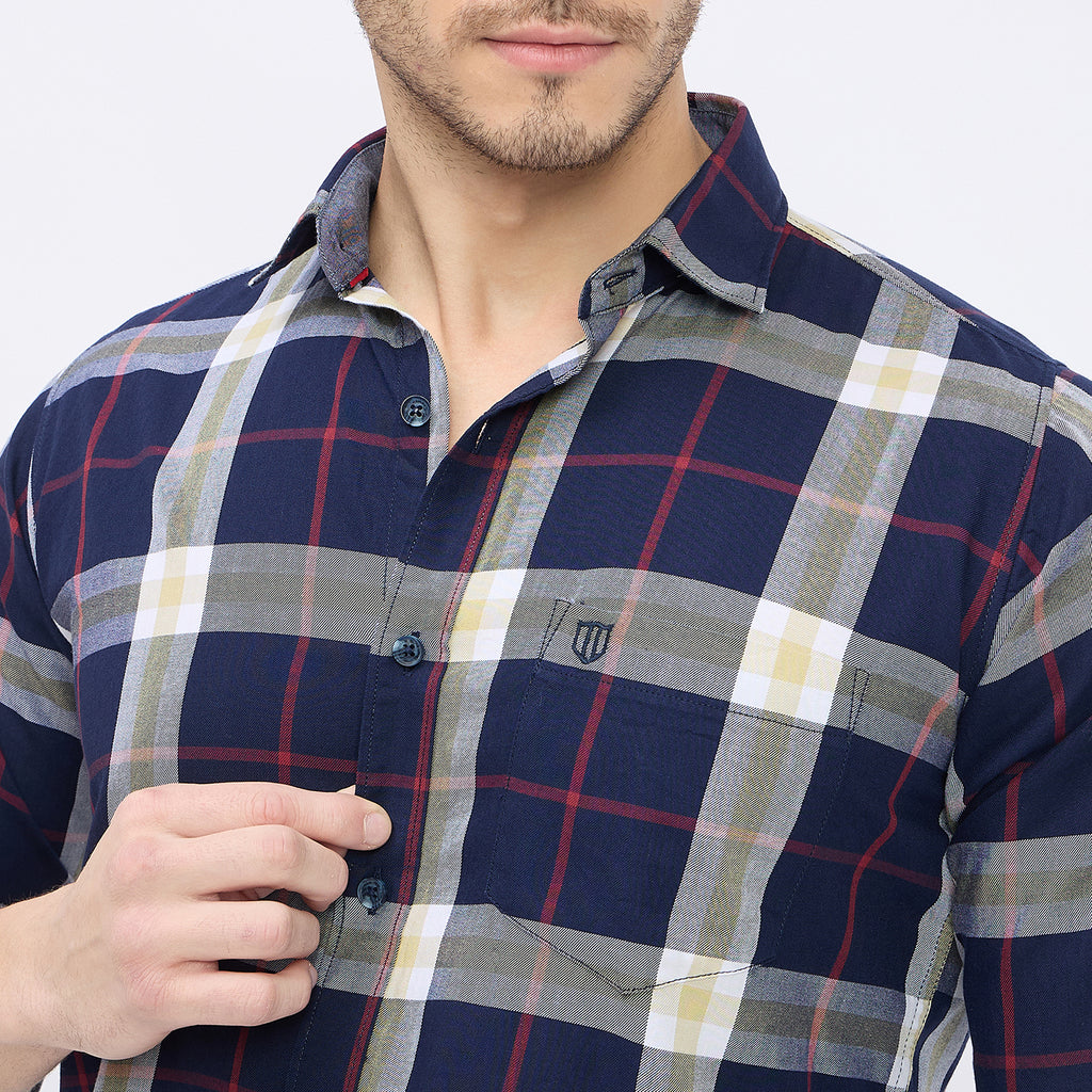 Duke Urban Men Full Sleeve Cotton Shirt (SDO8CKAP)