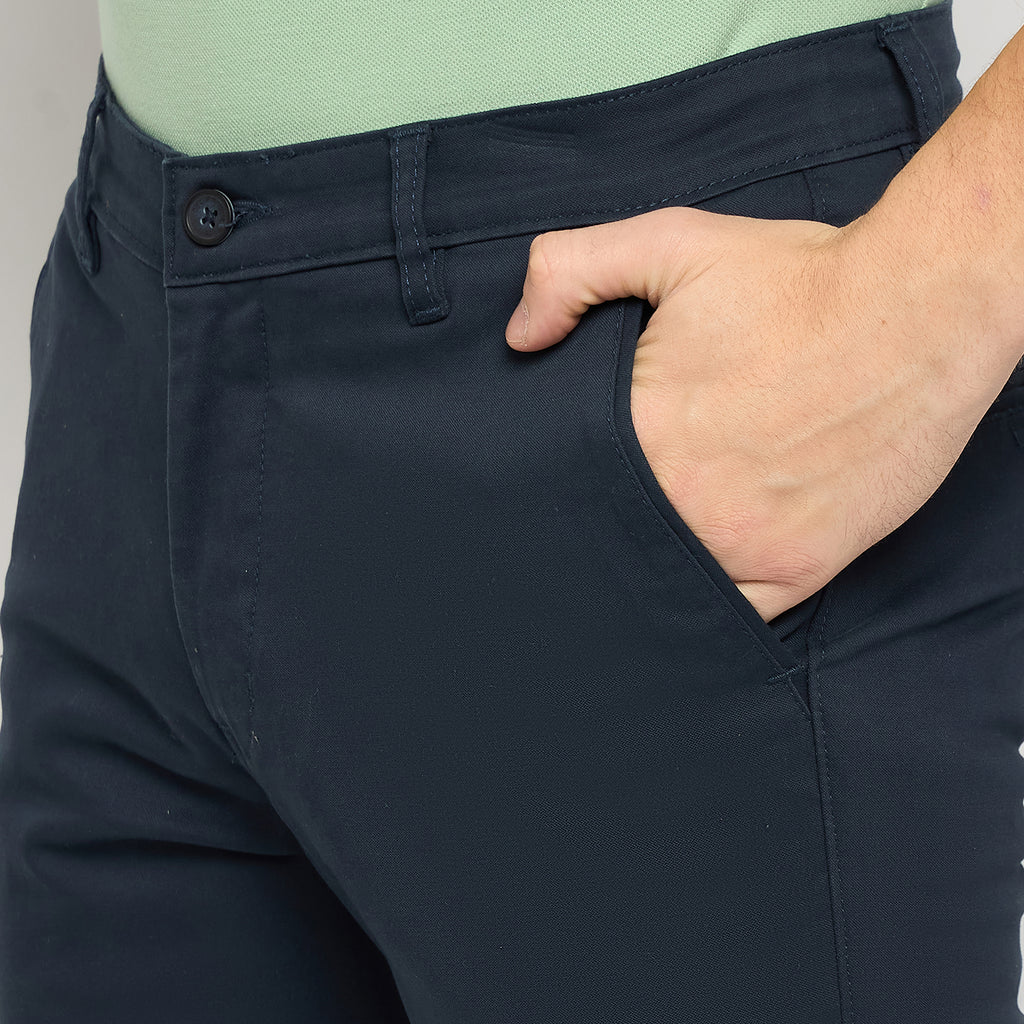 Duke Urban Men Flatfront Narrowfit Chinos Trousers (SDT4626)