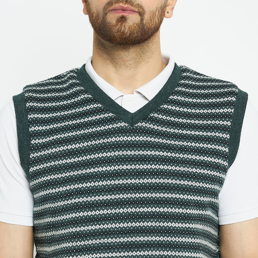 Duke Urban Men Sleeveless Regular Fit Reversible Sweater (SDS2173)