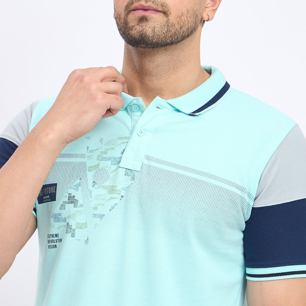 Duke Urban Men Half Sleeve Cotton T-shirt (LF7286)