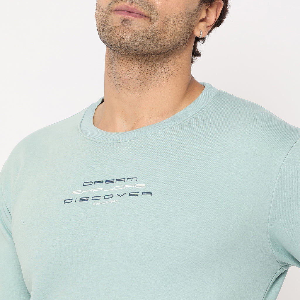 Duke Urban Men Solid Sweatshirt (LF6451)