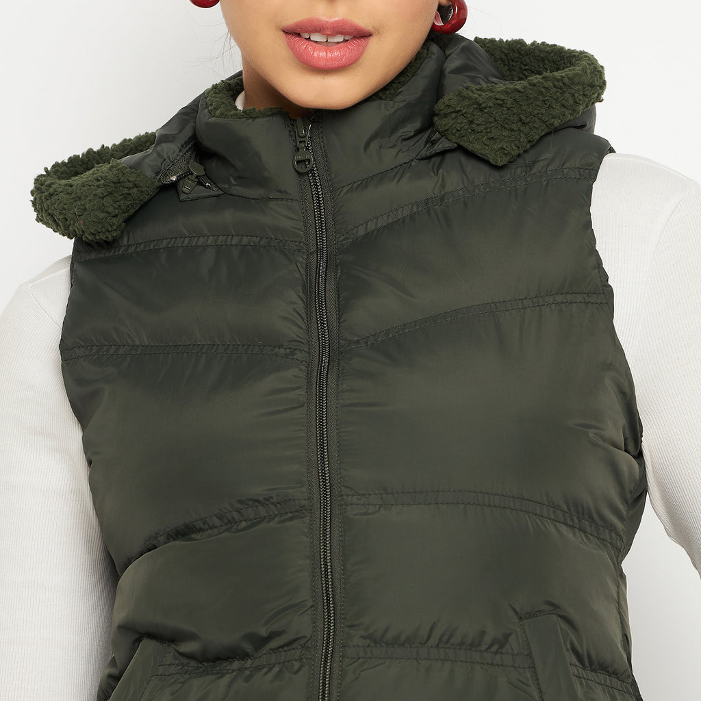 Duke Urban Women Sleeveless Jacket (SDZ4043)