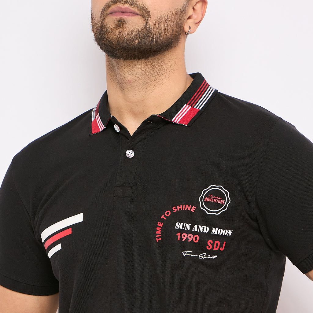 Duke Urban Men Half Sleeve Cotton T-shirt (LF5896)