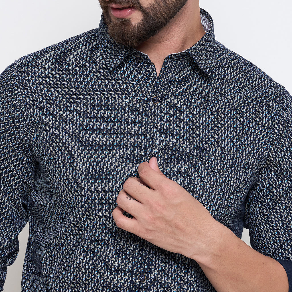 Duke Urban Men Full Sleeve Cotton Shirt (SDO7PRB)