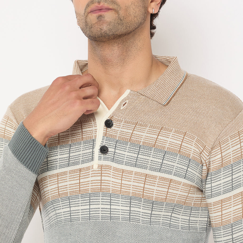 Duke Urban Men Collared Neck Sweater (SDS2231)
