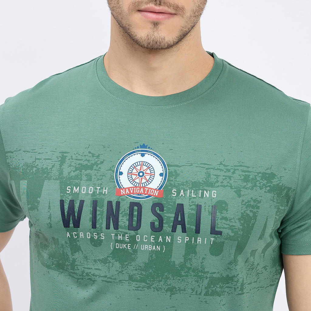 Duke Urban Men Half Sleeve Cotton T-shirt (LF7339)