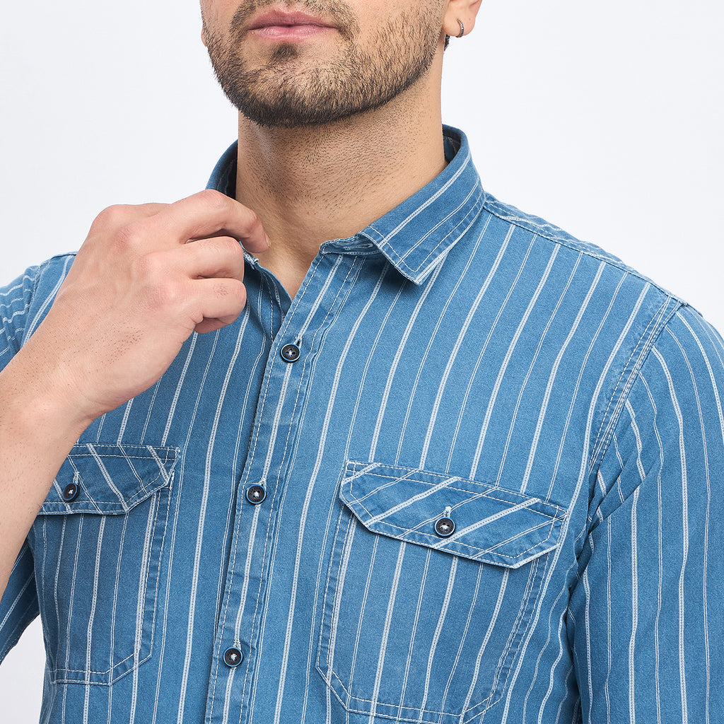 Duke Urban Men Full Sleeve Cotton Shirt (SDO9STI)