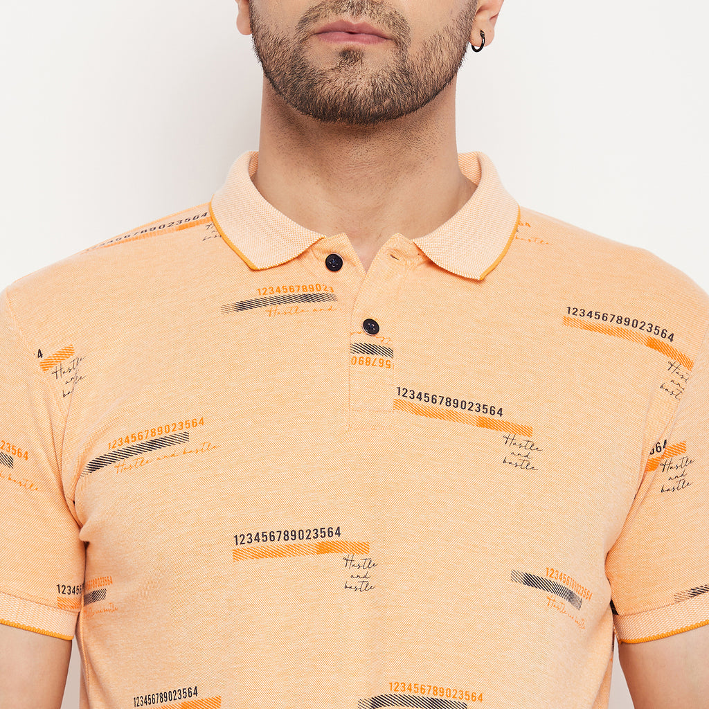 Duke Urban Men Half Sleeve Polo Neck Cotton T-shirt (LF5862)