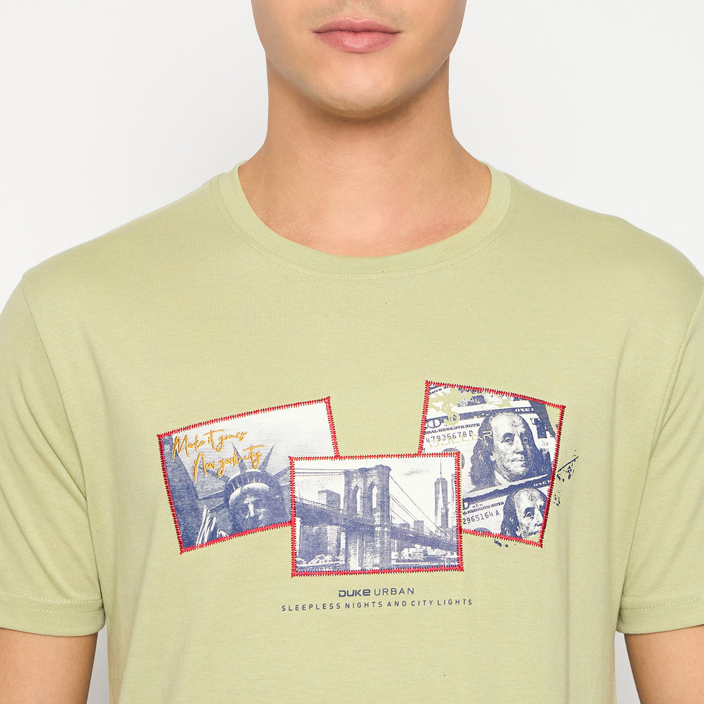 Duke Urban Men Half Sleeve Cotton T-shirt (ONLF301)